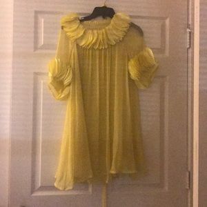 Yellow party dress